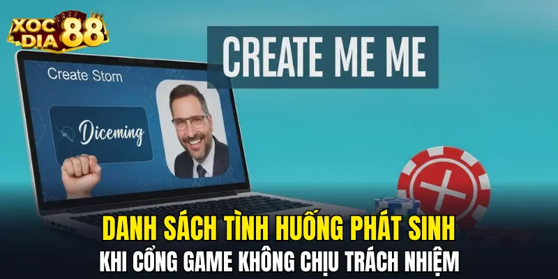 Danh sách tình huống phát sinh khi Cổng game không chịu trách nhiệm Danh sách tình huống phát sinh khi Cổng game không chịu trách nhiệm