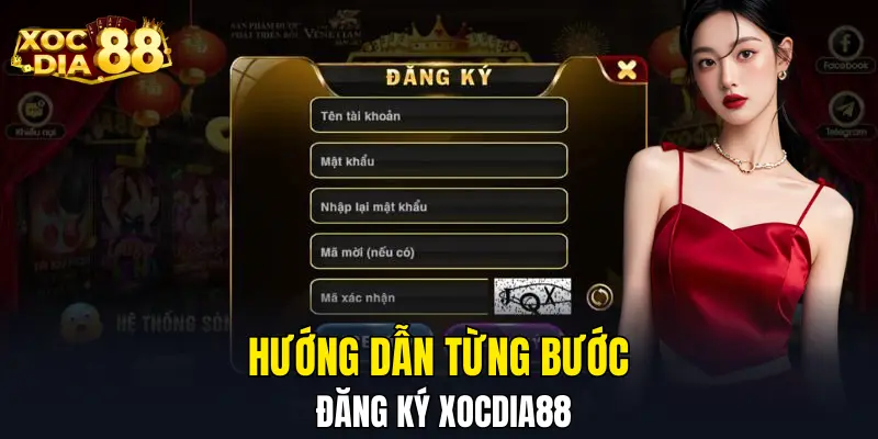 Hướng dẫn thao tác khi đăng ký XOCDIA88 Hướng dẫn thao tác khi đăng ký XOCDIA88